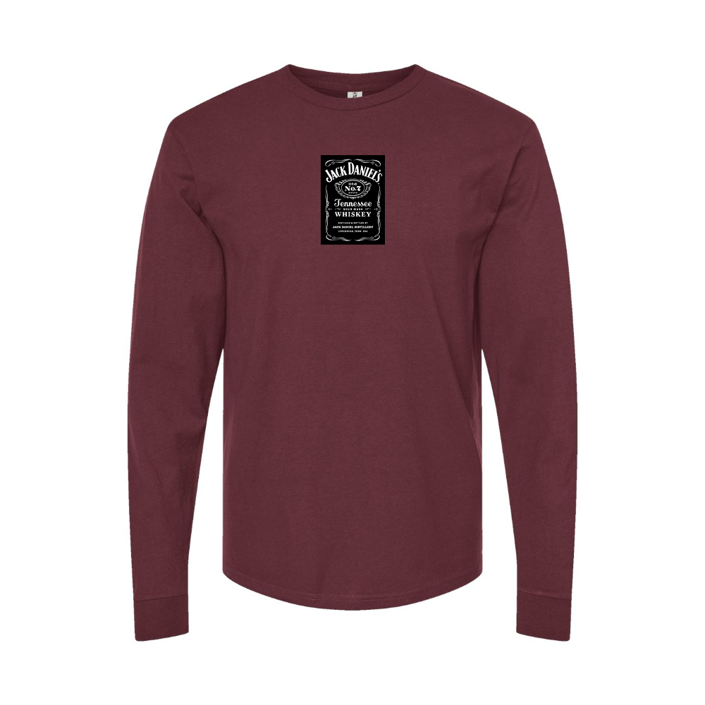 Men's Jack Daniels Logo Long Sleeve T-Shirt