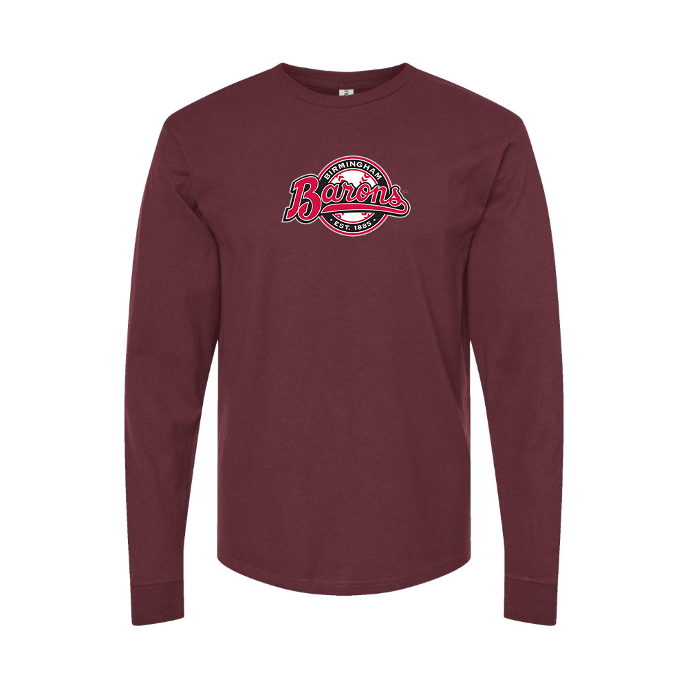 Men's Birmingham Barons Logo Long Sleeve T-Shirt