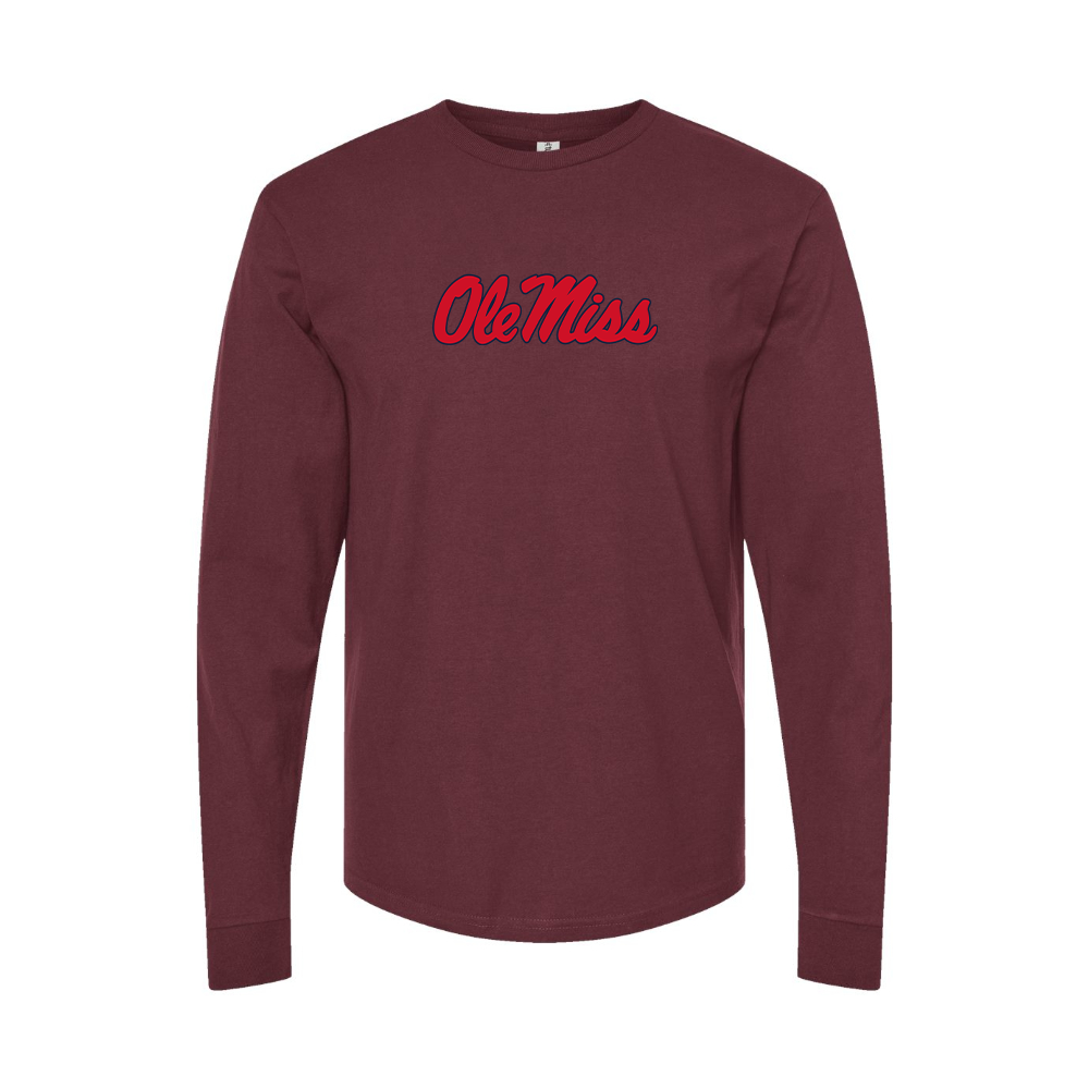Men's Mississippi Rebels Logo Long Sleeve T-Shirt