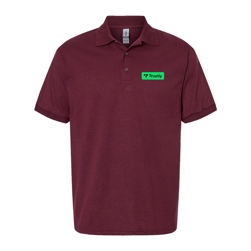 Men's Trustly Horizontal Logo Dry Blend Polo