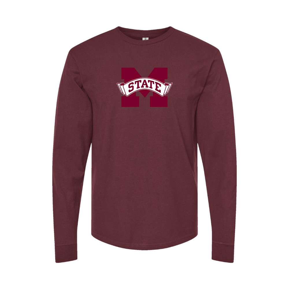 Men's Mississippi State Bulldogs Logo Long Sleeve T-Shirt