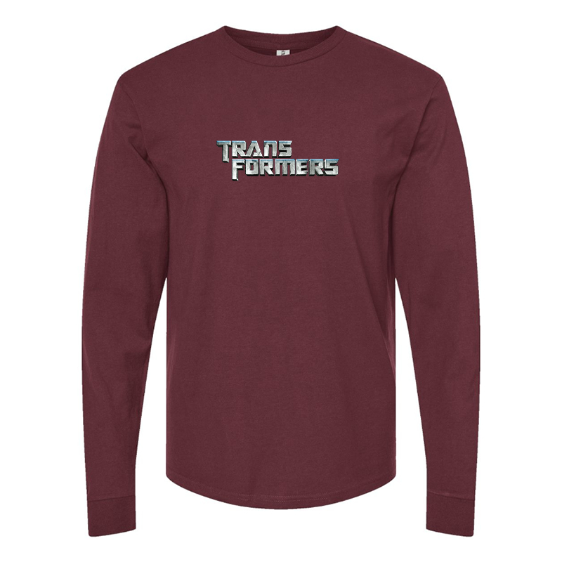 Men's Transformers Logo Long Sleeve T-Shirt