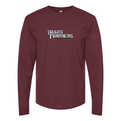 Men's Transformers Logo Long Sleeve T-Shirt