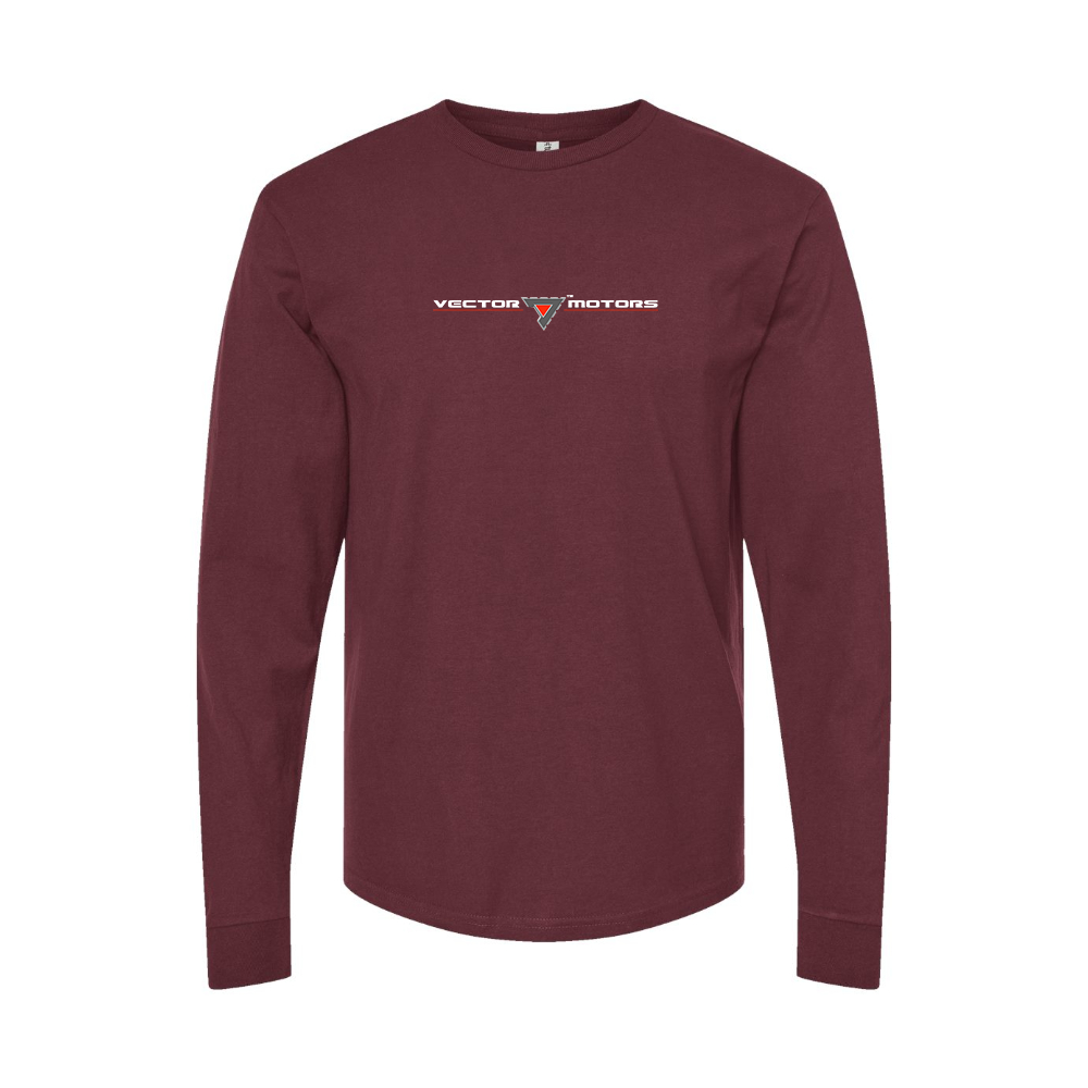 Men's Vector Motors Logo Long Sleeve T-Shirt