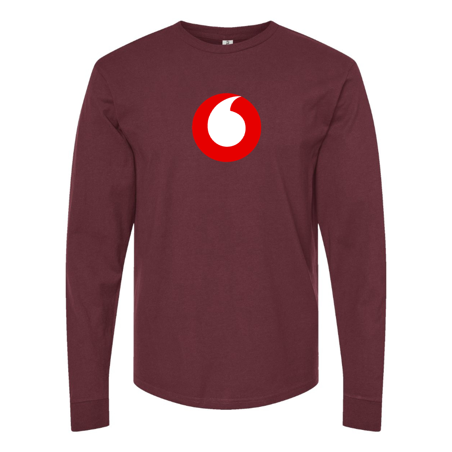 Men's Vodafone Logo Long Sleeve T-Shirt