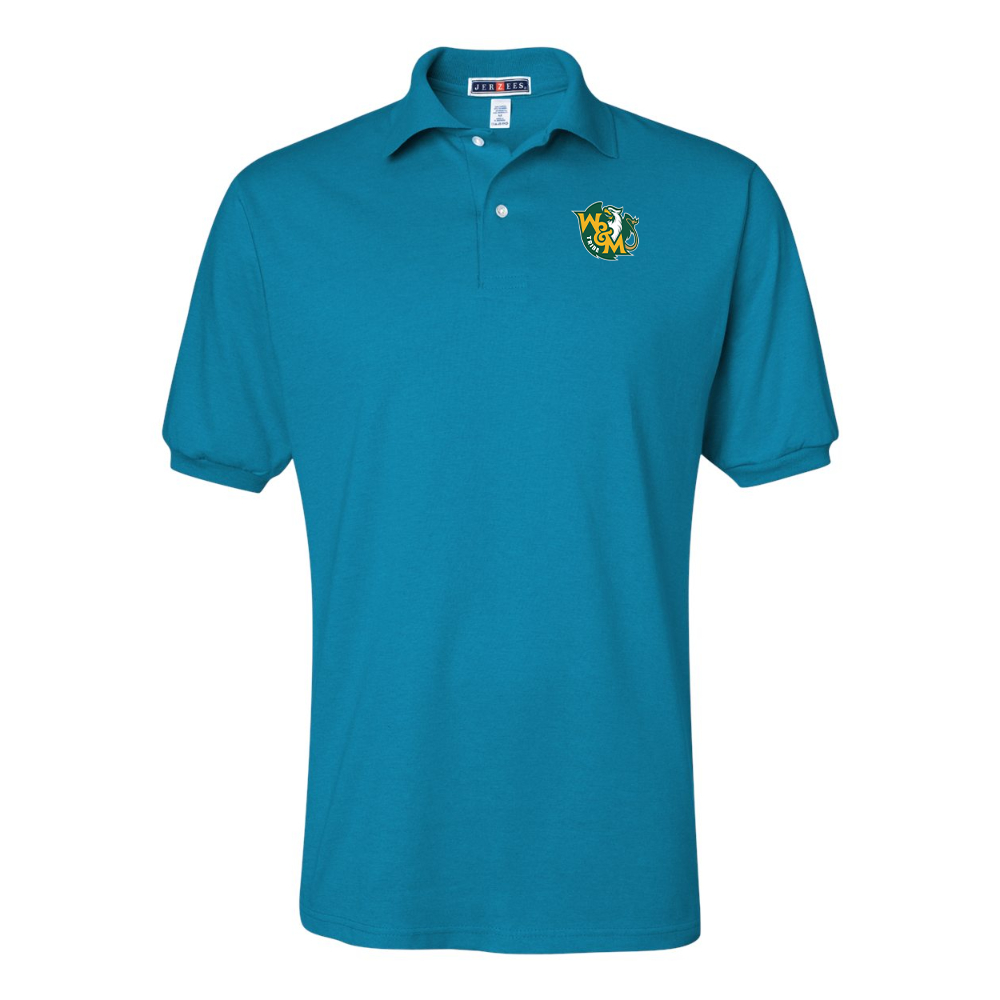 Men's William and Mary Tribe JERZEES  SpotShield polo