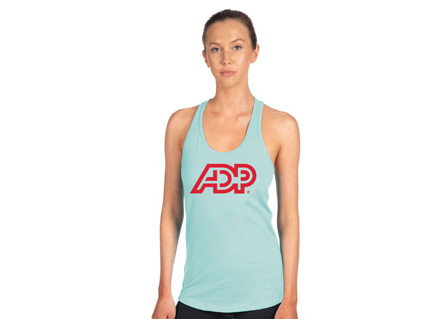 Women's ADP Logo Next Level Ideal Racerback Tank