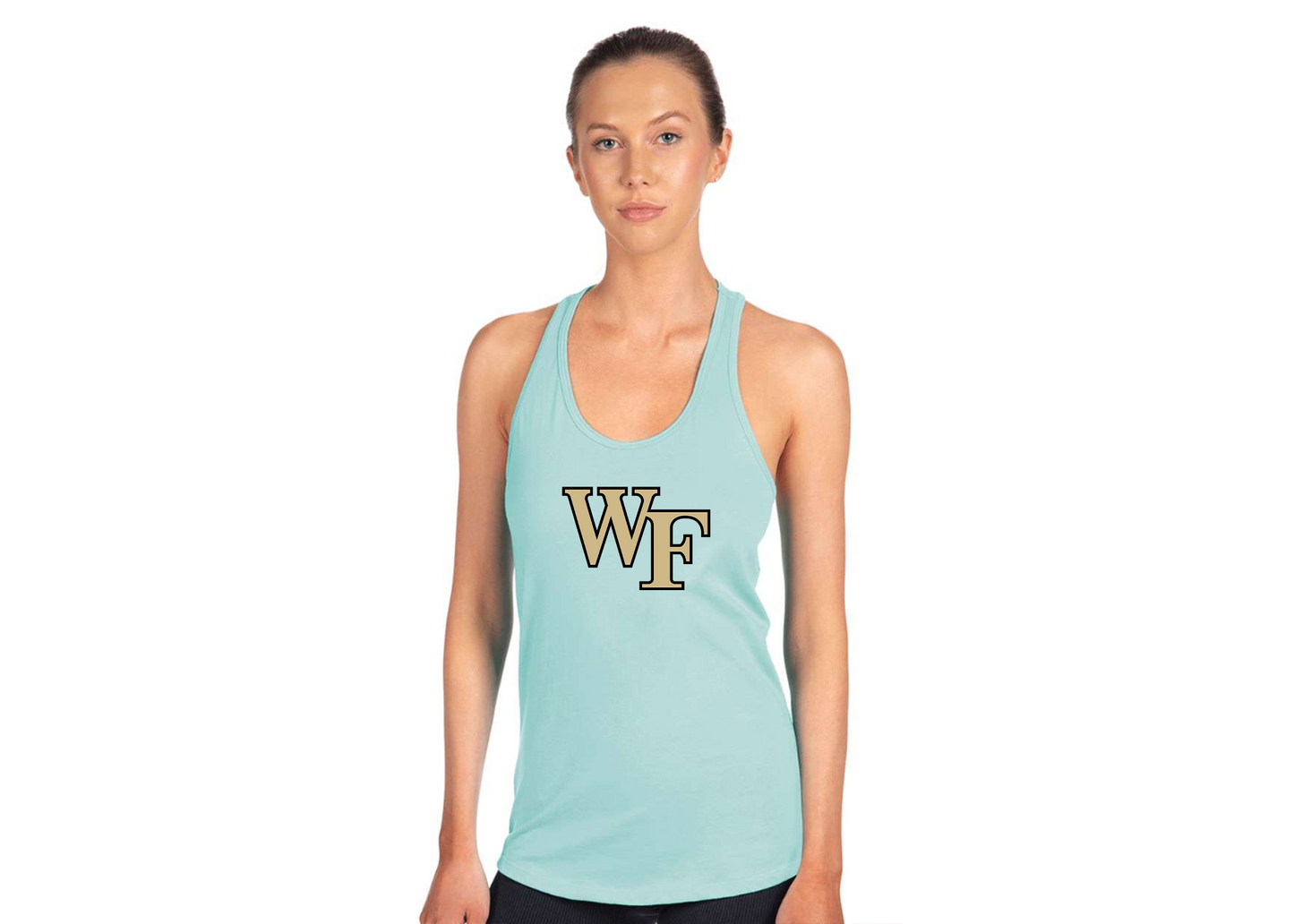 Women's Wake Forest Demon Deacons Next Level Ideal Racerback Tank