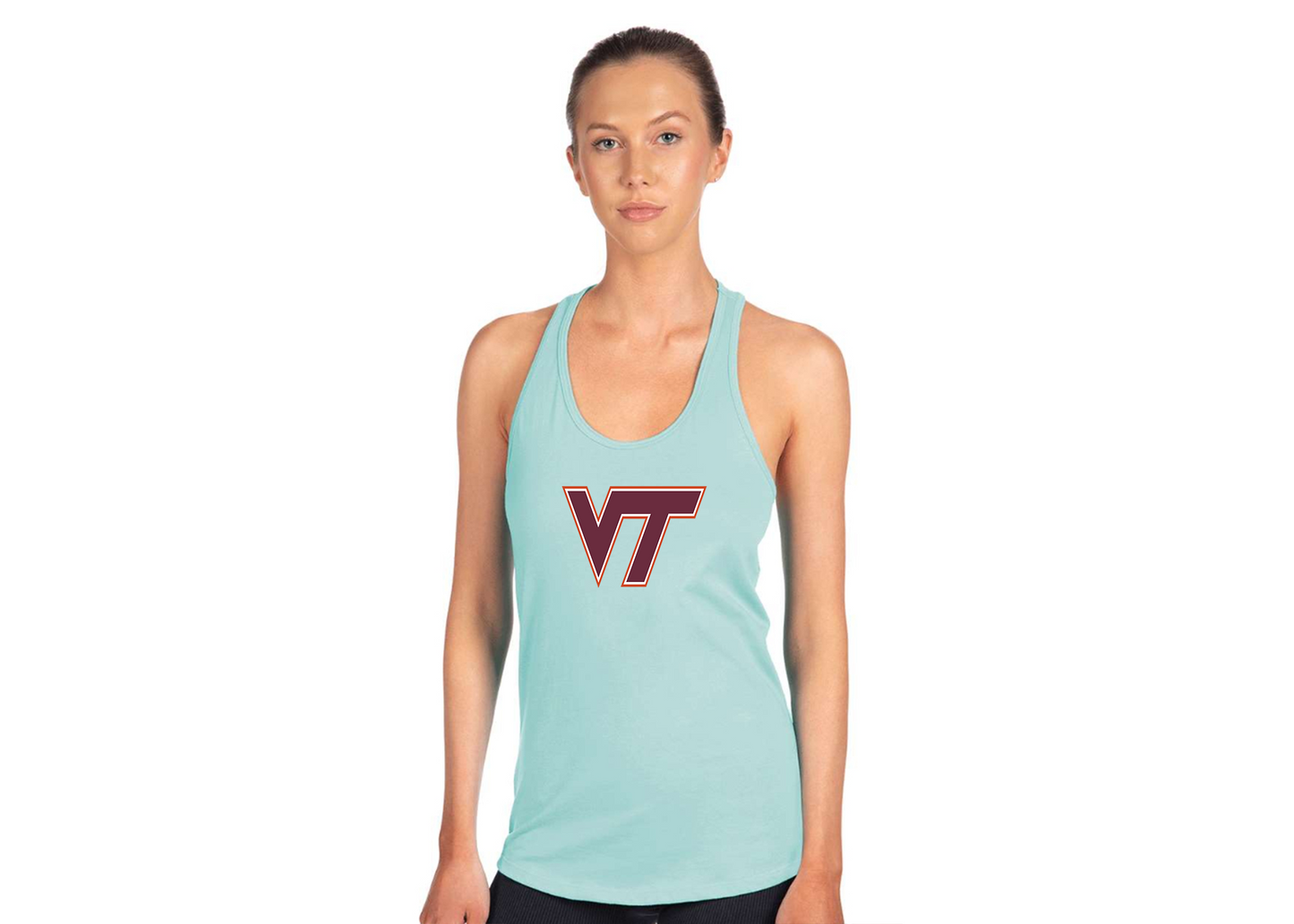 Women's Virginia Tech Hokies Next Level Ideal Racerback Tank