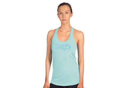 Women's People Magazine Logo Next Level Ideal Racerback Tank