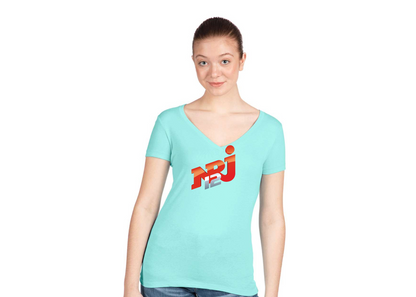 Women's  NRJ 12 Logo Next Level V-Neck T-Shirt