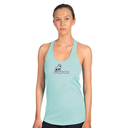 Women's Samford Bulldogs Logo Next Level Ideal Racerback Tank