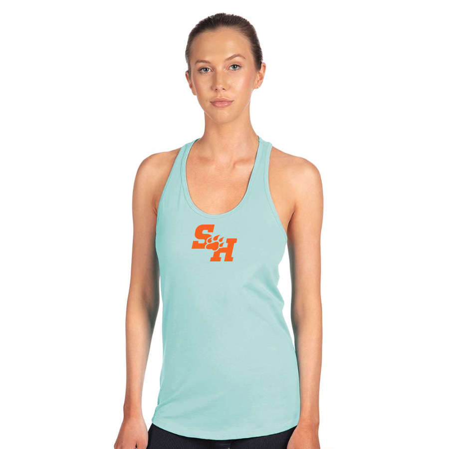 Women's Sam Houston State Bearkats Logo Next Level Ideal Racerback Tank