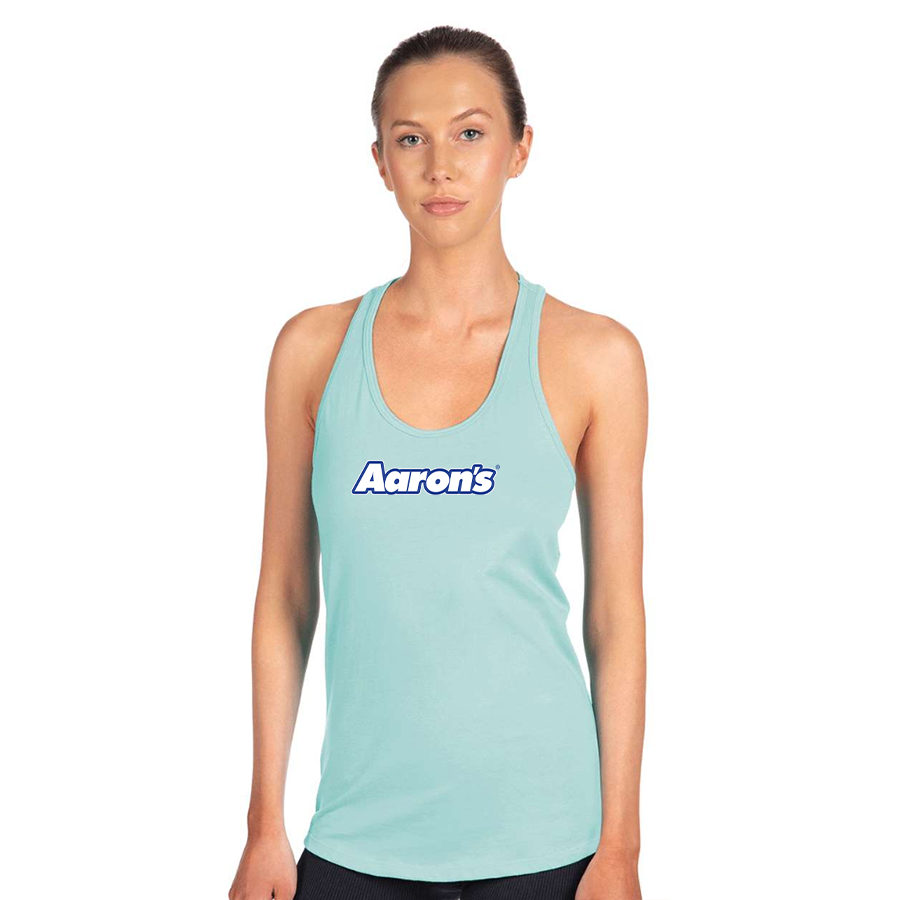 Women's Aaron_s Logo Next Level Ideal Racerback Tank