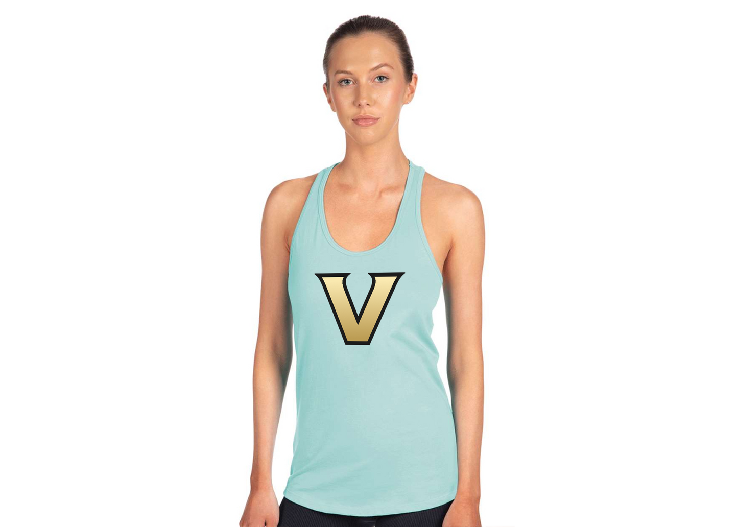 Women's Vanderbilt Commodores Next Level Ideal Racerback Tank