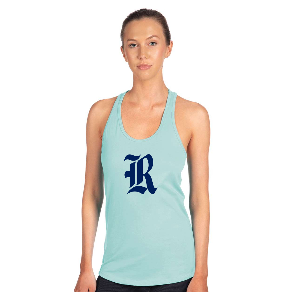 Women's Rice Owls Logo Next Level Ideal Racerback Tank