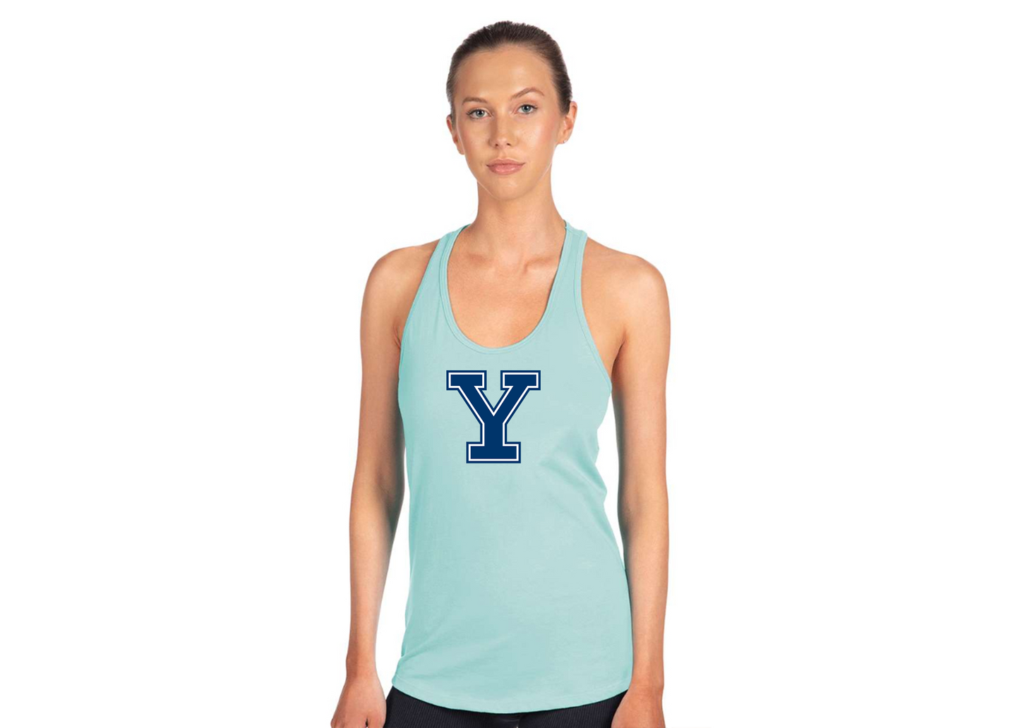 Women's Yale Bulldogs Next Level Ideal Racerback Tank