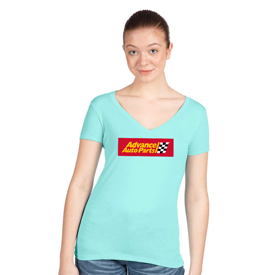 Women's Advance Auto Parts Logo Next Level V-Neck T-Shirt