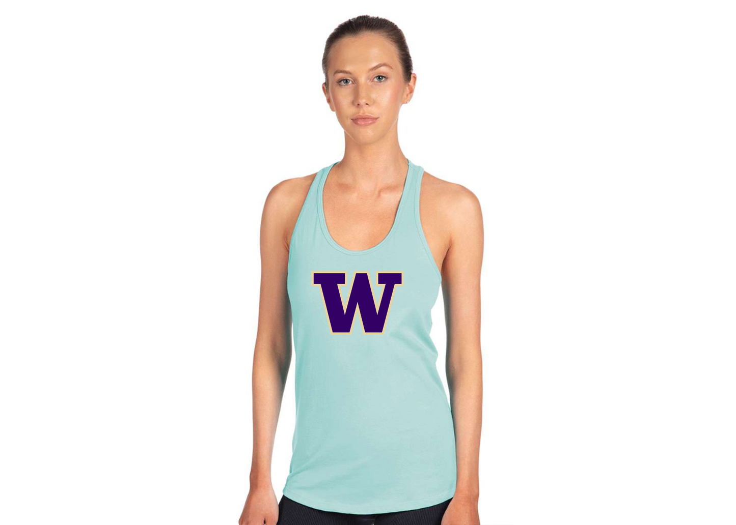 Women's Washington Huskies Next Level Ideal Racerback Tank
