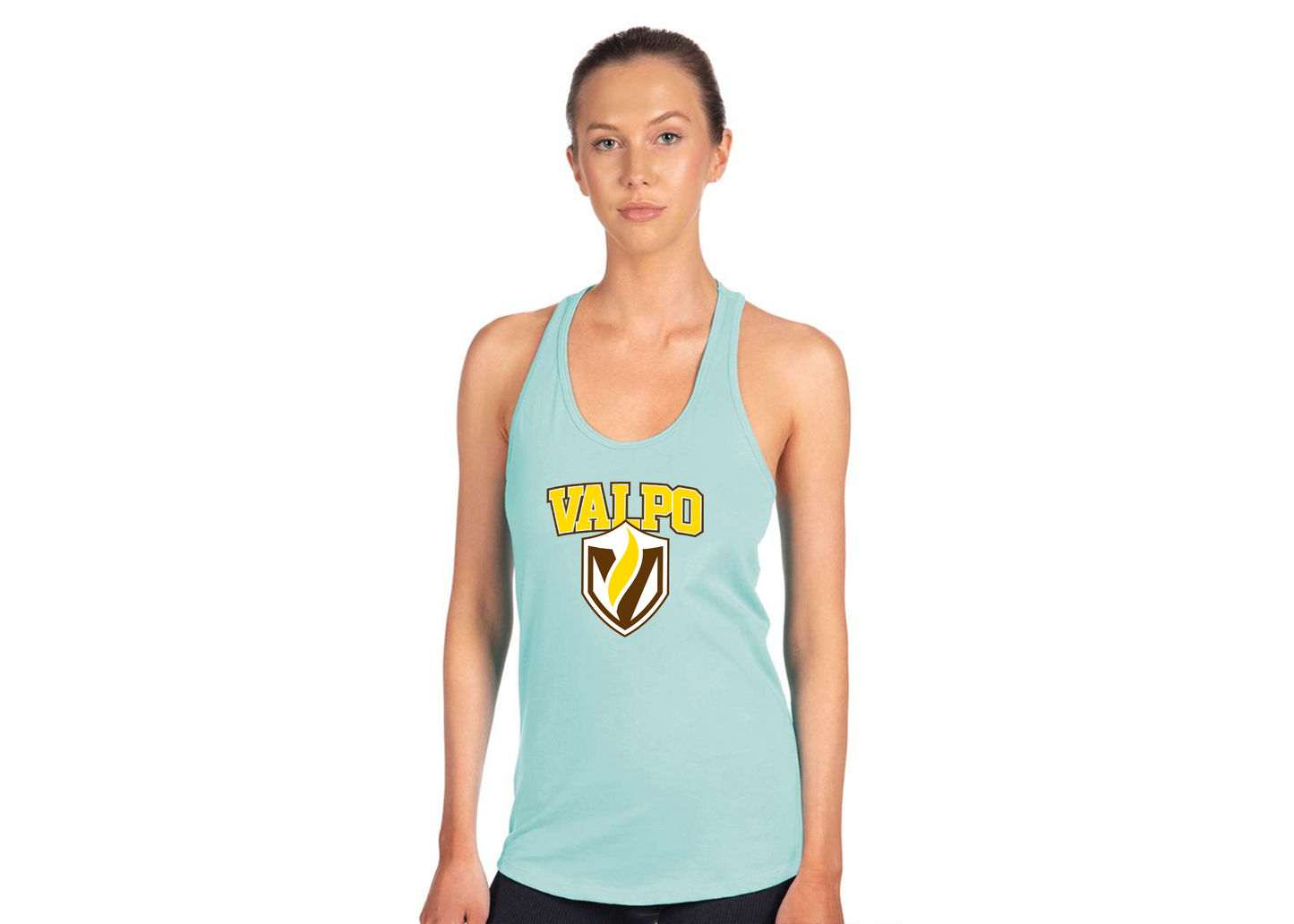 Women's Valparaiso Crusaders Next Level Ideal Racerback Tank