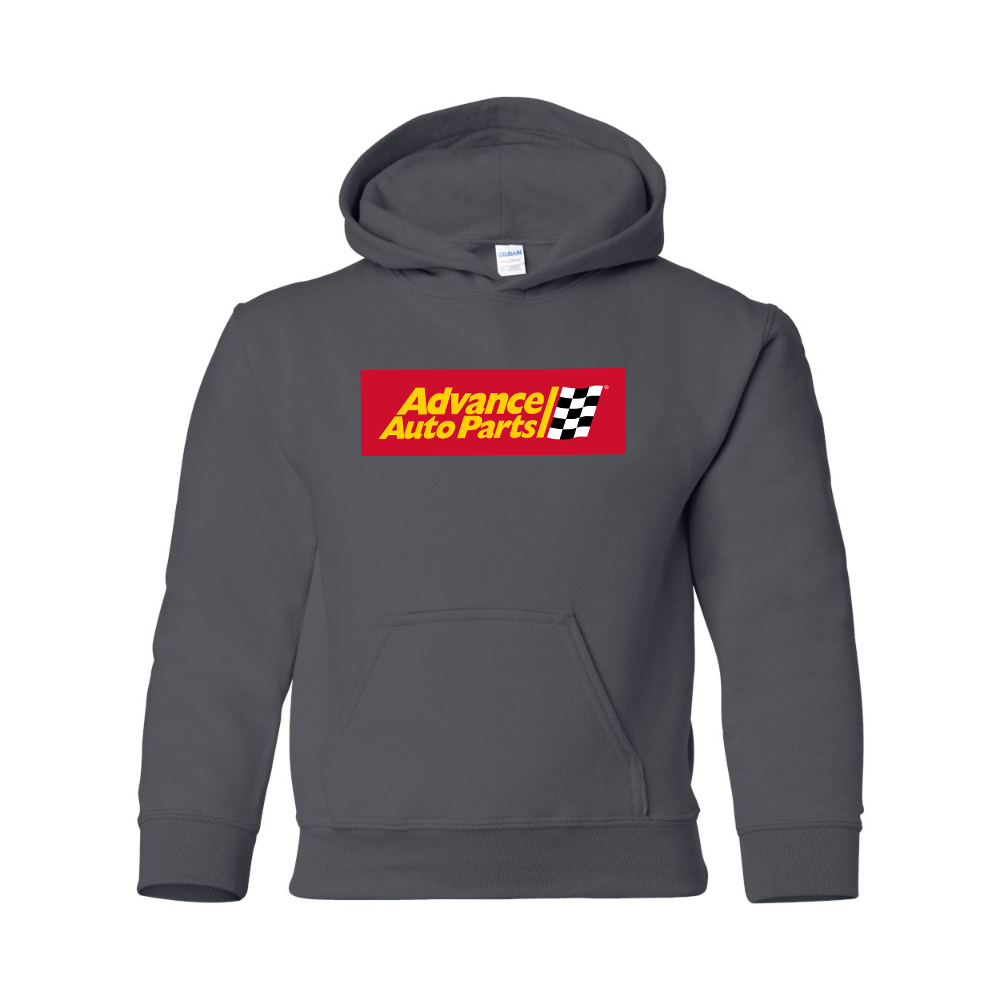 Youth Advance Auto Parts Logo Gildan Heavy Blend  Hooded Sweatshirt