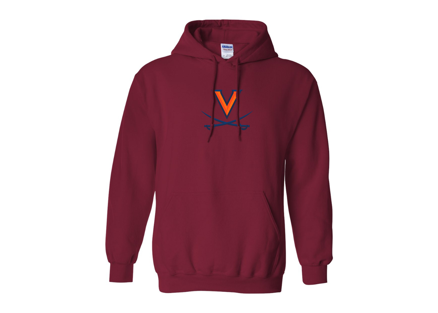 Men's Virginia Cavaliers Gildan  Heavy Blend Hooded Sweatshirt