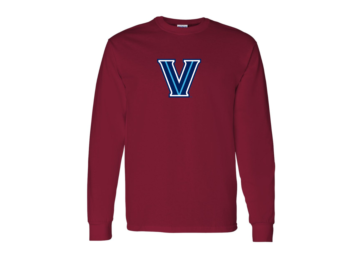 Men's Villanova Wildcats Gildan Heavy Cotton Long Sleeve T-Shirt