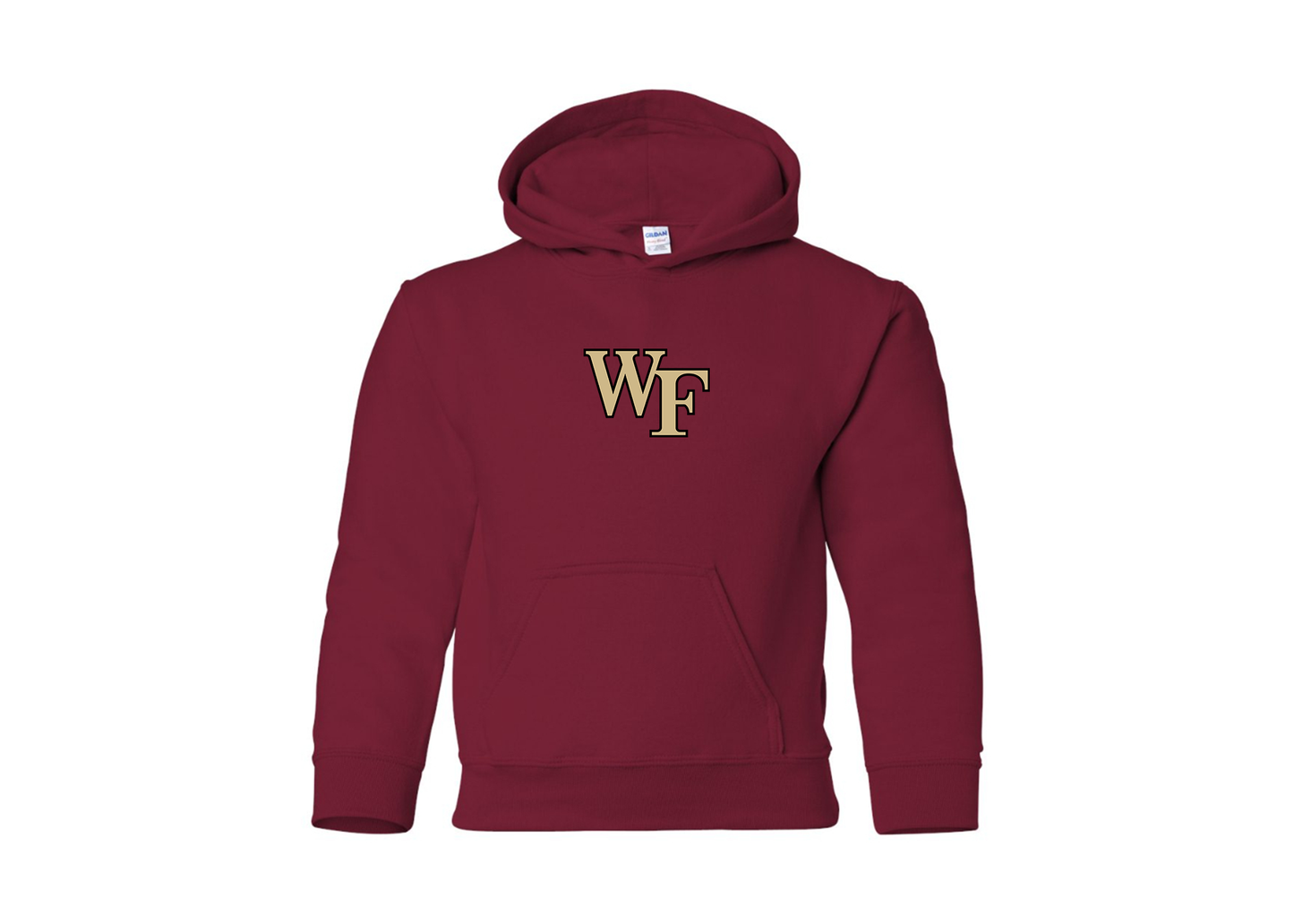Youth Wake Forest Demon Deacons Gildan Heavy Blend  Hooded Sweatshirt