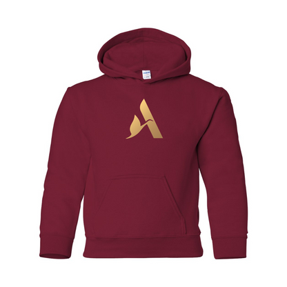 Youth Accor Golden Logo Gildan Heavy Blend  Hooded Sweatshirt