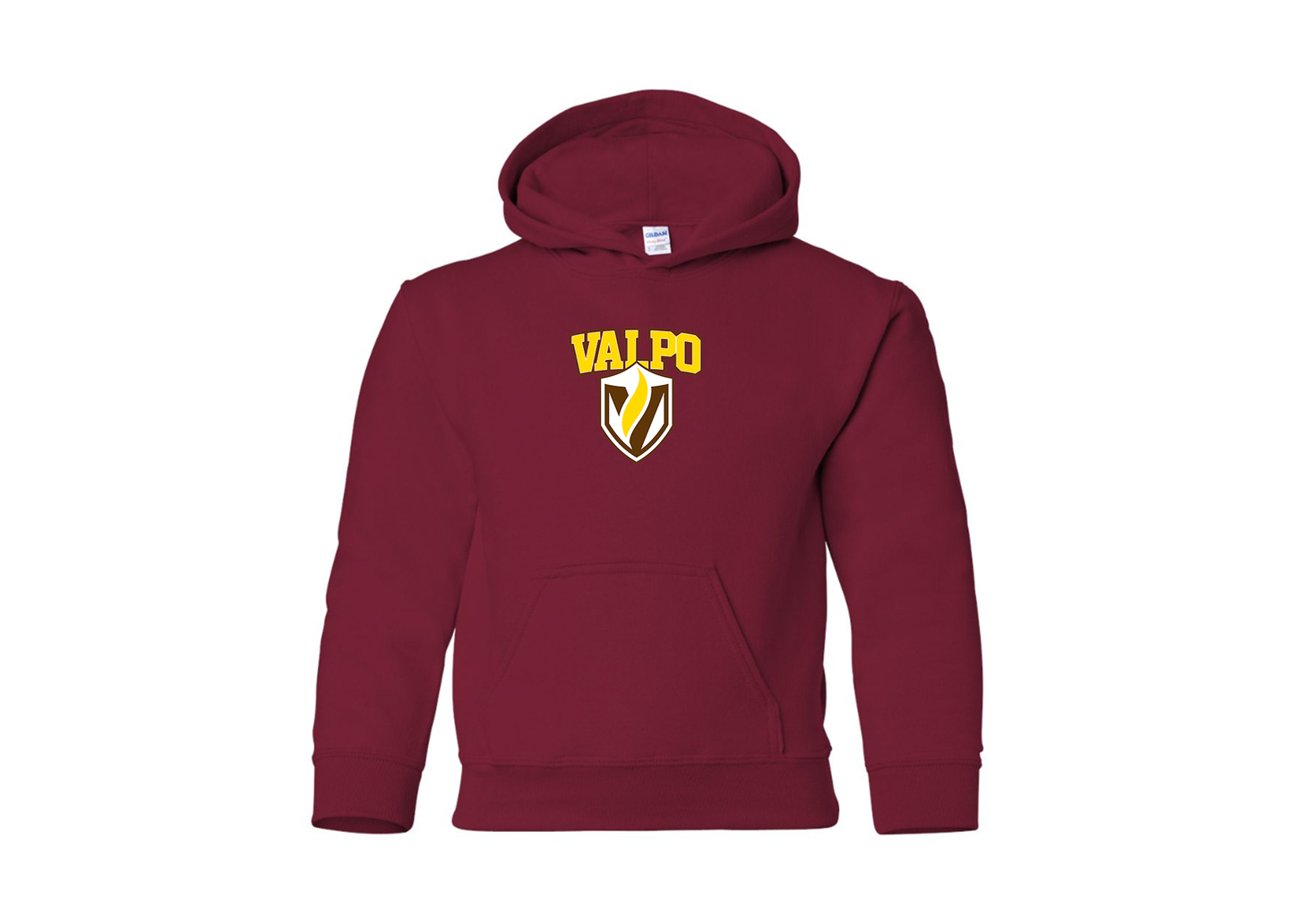Youth Valparaiso Crusaders Gildan Heavy Blend  Hooded Sweatshirt