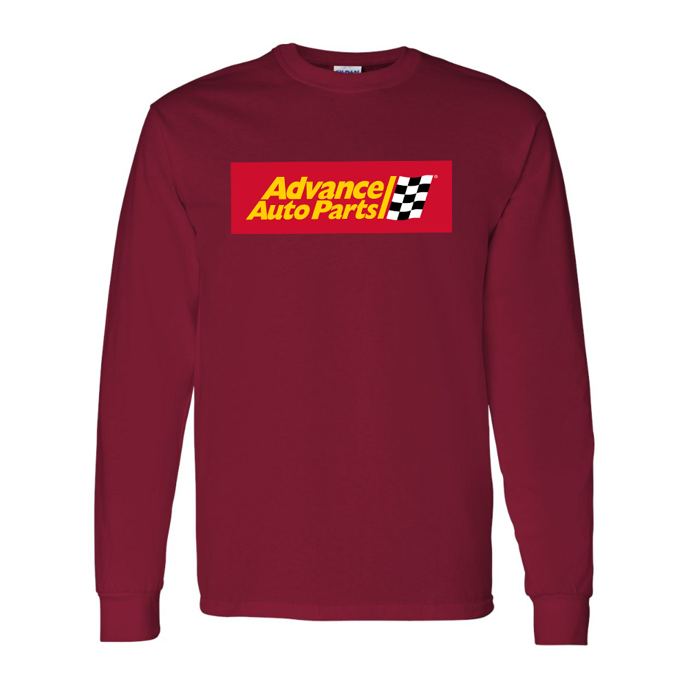 Men's Advance Auto Parts Logo Gildan Heavy Cotton Long Sleeve T-Shirt