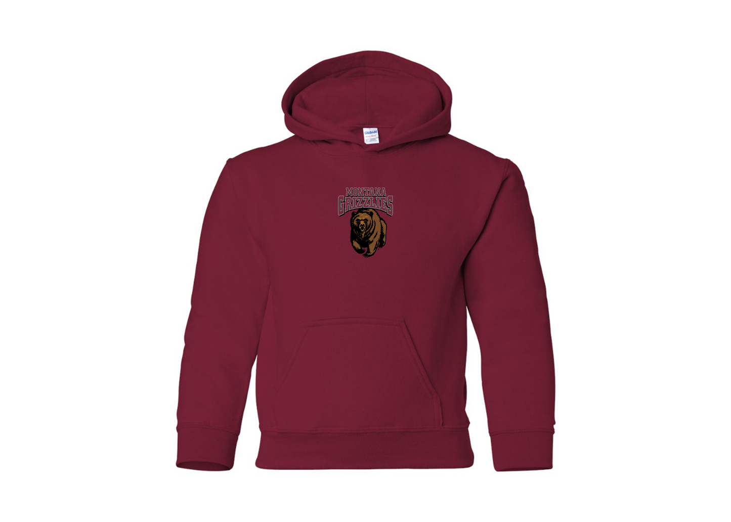 Youth Montana Grizzliesl Gildan Heavy Blend  Hooded Sweatshirt