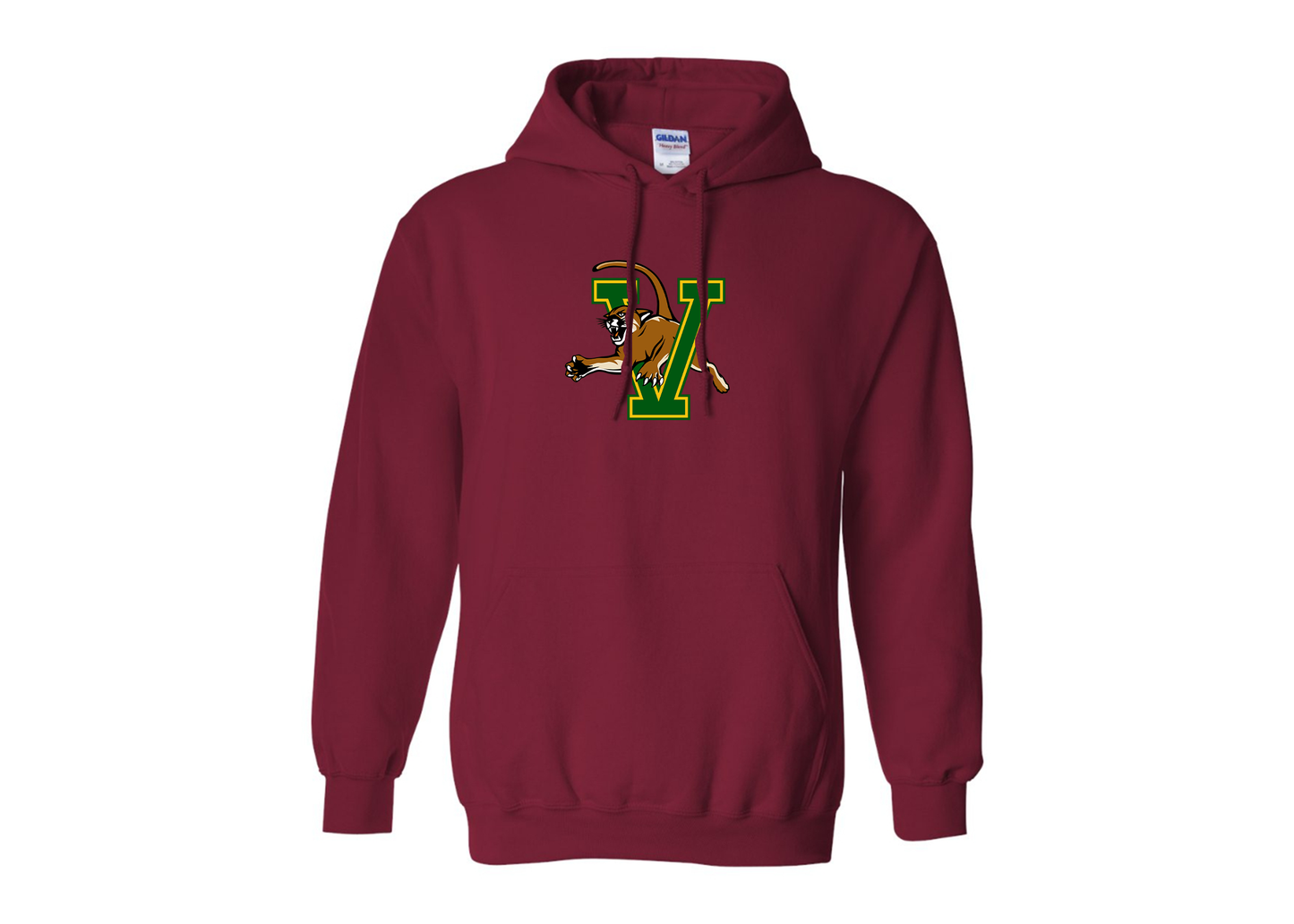 Men's Vermont Catamounts Gildan  Heavy Blend Hooded Sweatshirt