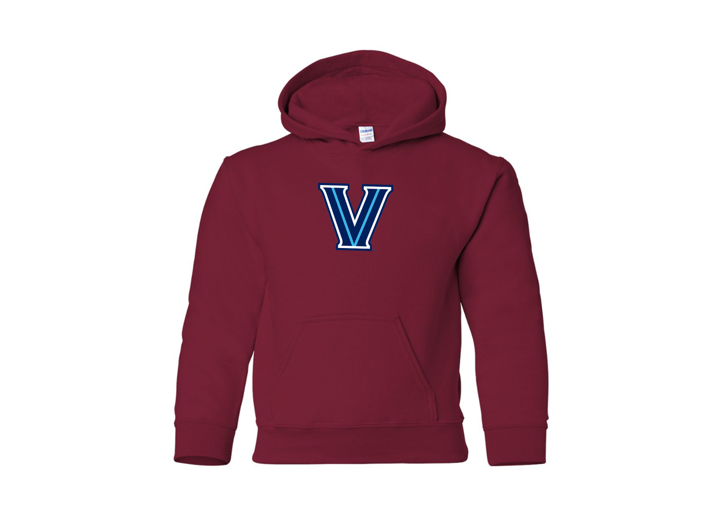 Youth Villanova Wildcats Gildan Heavy Blend  Hooded Sweatshirt