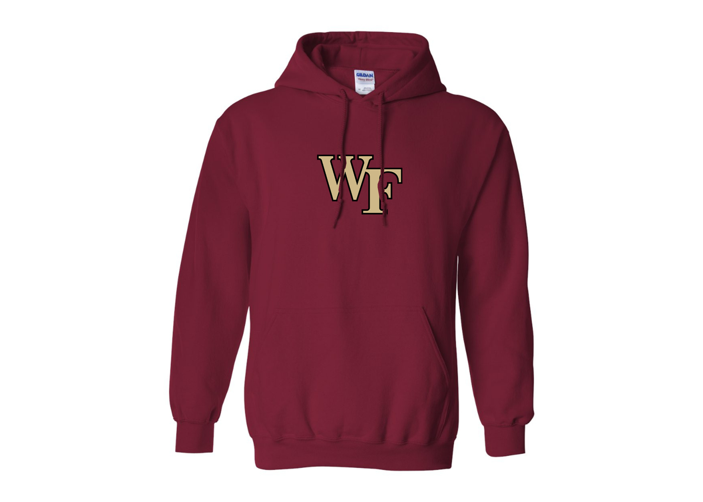 Men's Wake Forest Demon Deacons Gildan  Heavy Blend Hooded Sweatshirt