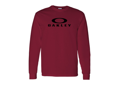 Men's Oakley Logo Gildan Heavy Cotton Long Sleeve T-Shirt