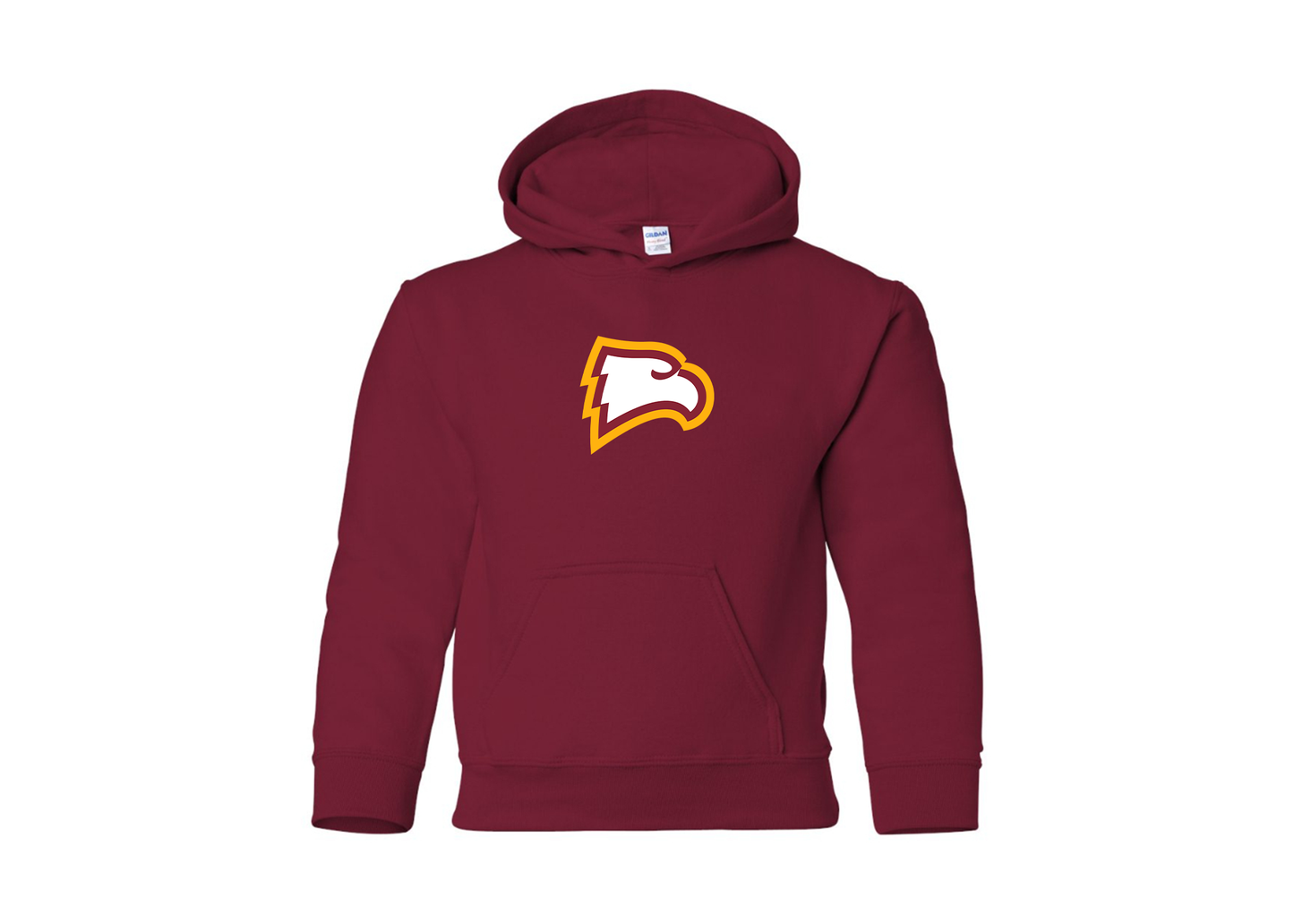 Youth Winthrop Eagles Gildan Heavy Blend  Hooded Sweatshirt
