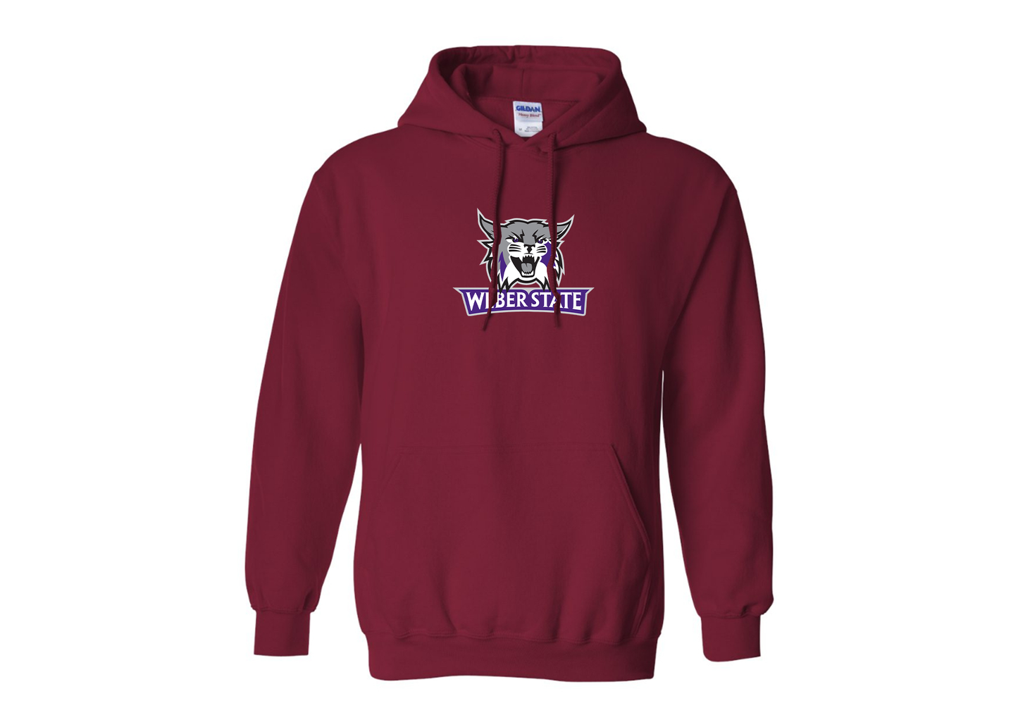 Men's Weber State Wildcats Gildan  Heavy Blend Hooded Sweatshirt