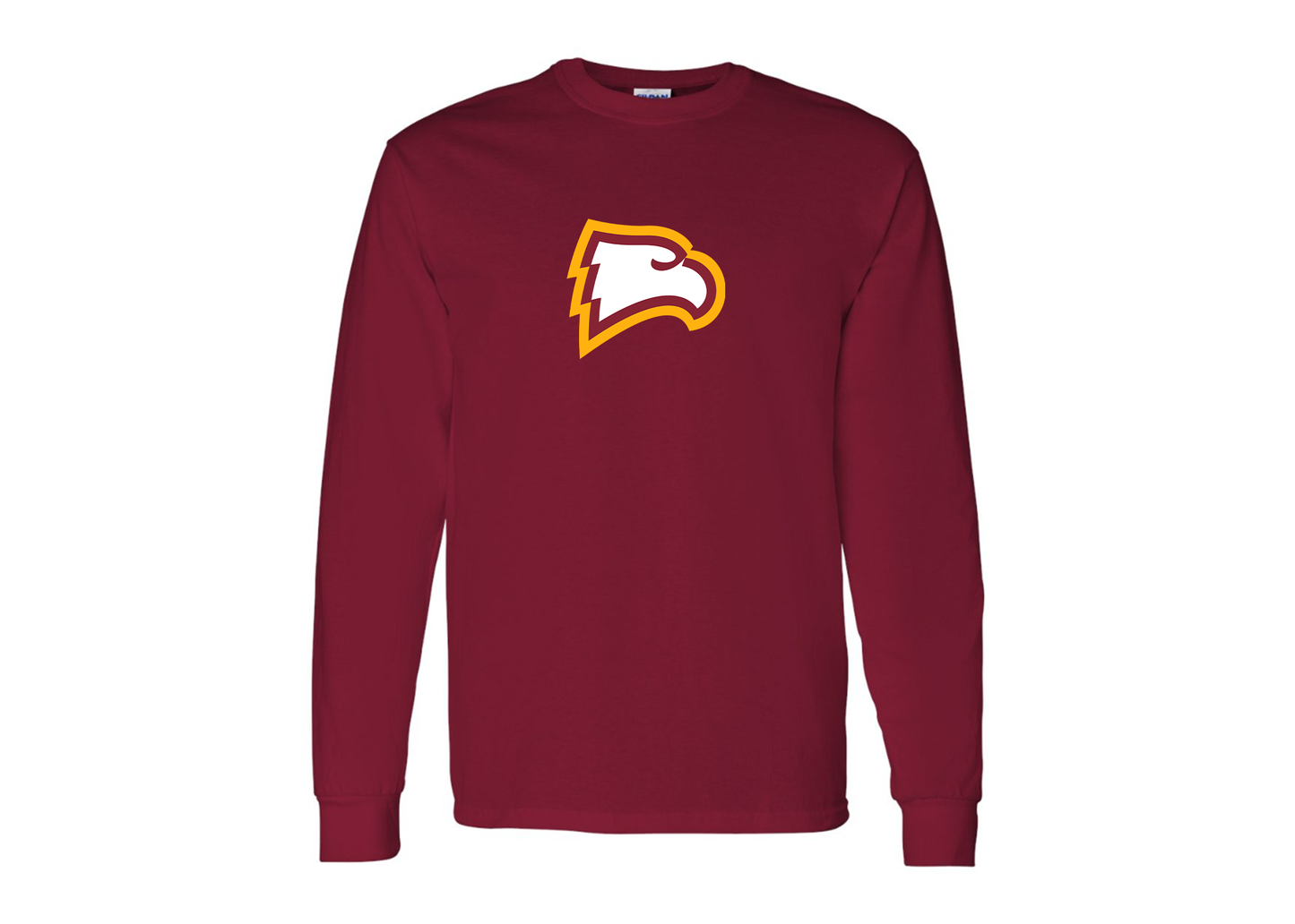 Men's Winthrop Eagles Gildan Heavy Cotton Long Sleeve T-Shirt