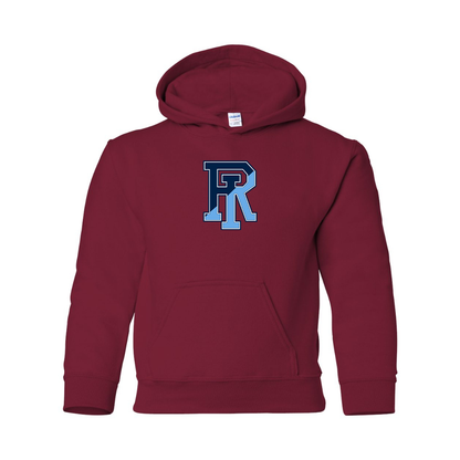 Youth Rhode Island Rams Logo Gildan Heavy Blend  Hooded Sweatshirt