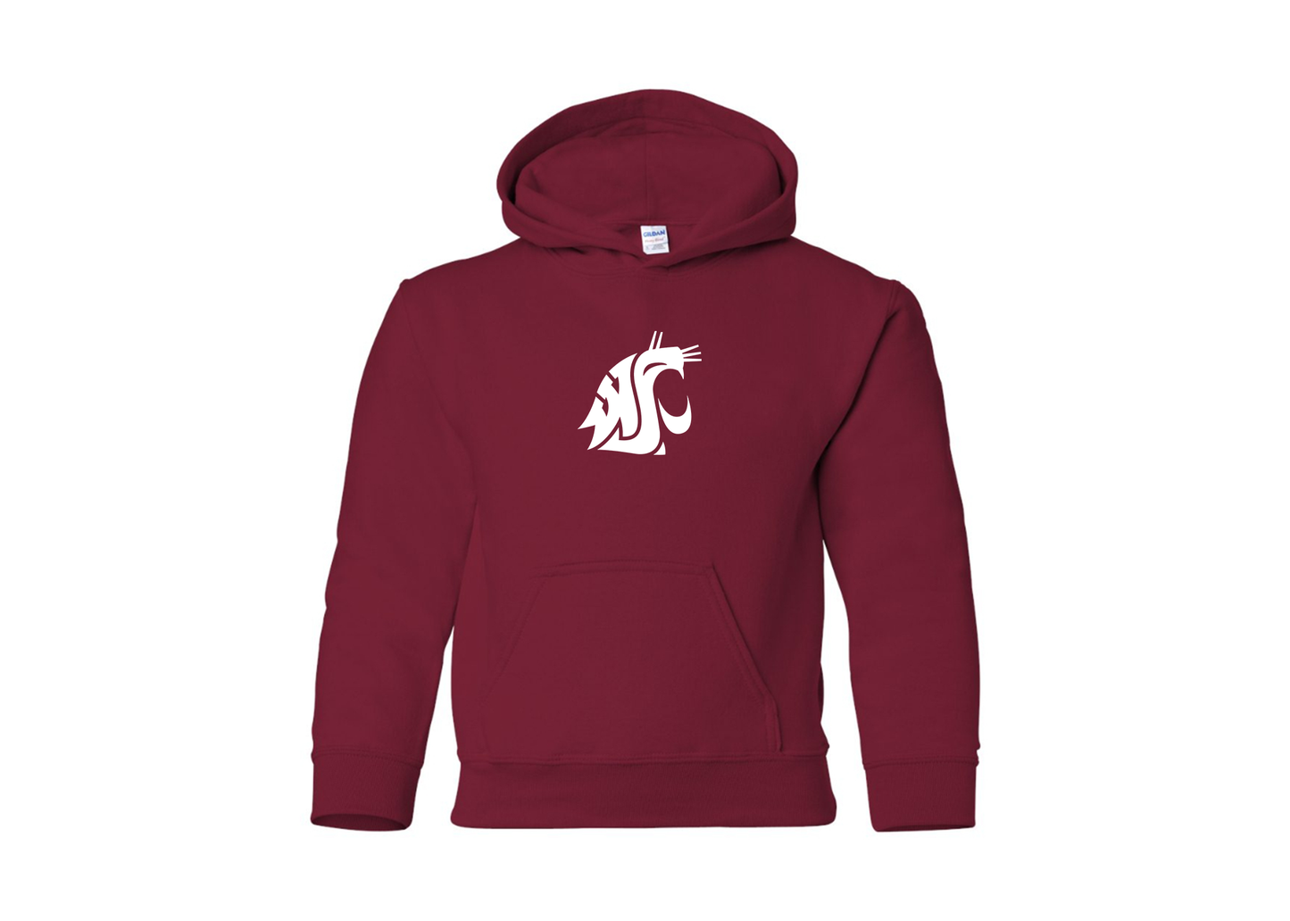 Youth Washington State Cougars Gildan Heavy Blend  Hooded Sweatshirt
