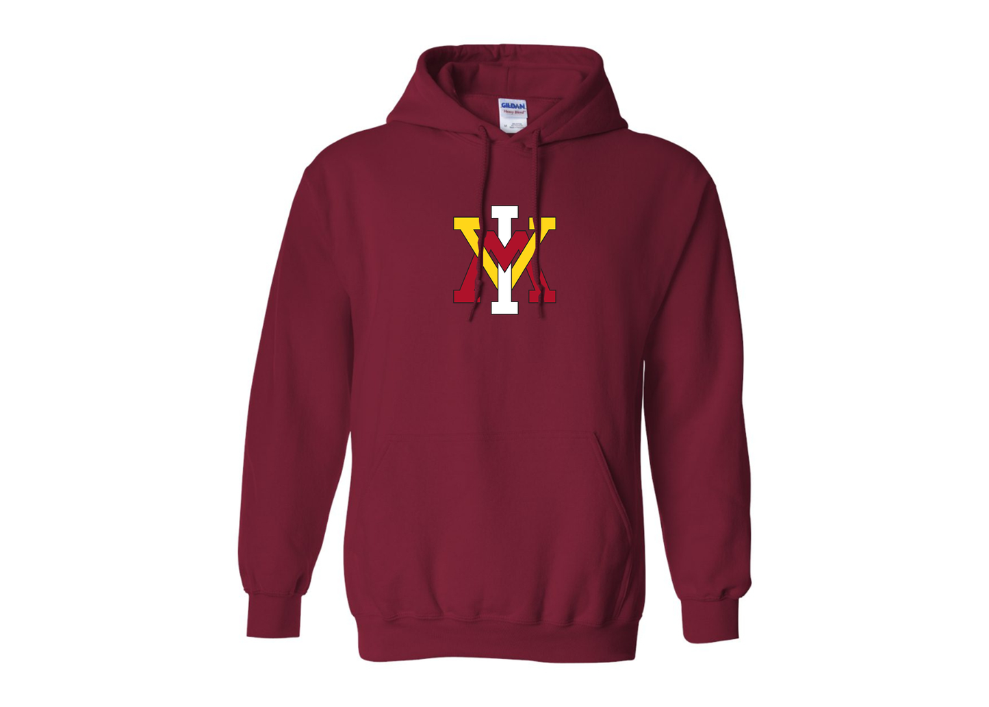 Men's VMI Keydets Gildan  Heavy Blend Hooded Sweatshirt