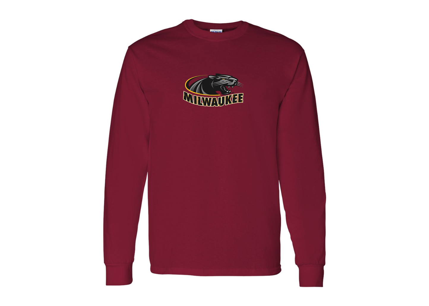 Men's Wisconsin Milwaukee Panthers Gildan Heavy Cotton Long Sleeve T-Shirt