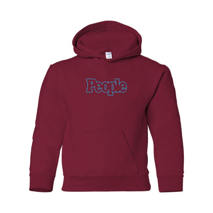 Youth People Magazine Logo Gildan Heavy Blend  Hooded Sweatshirt