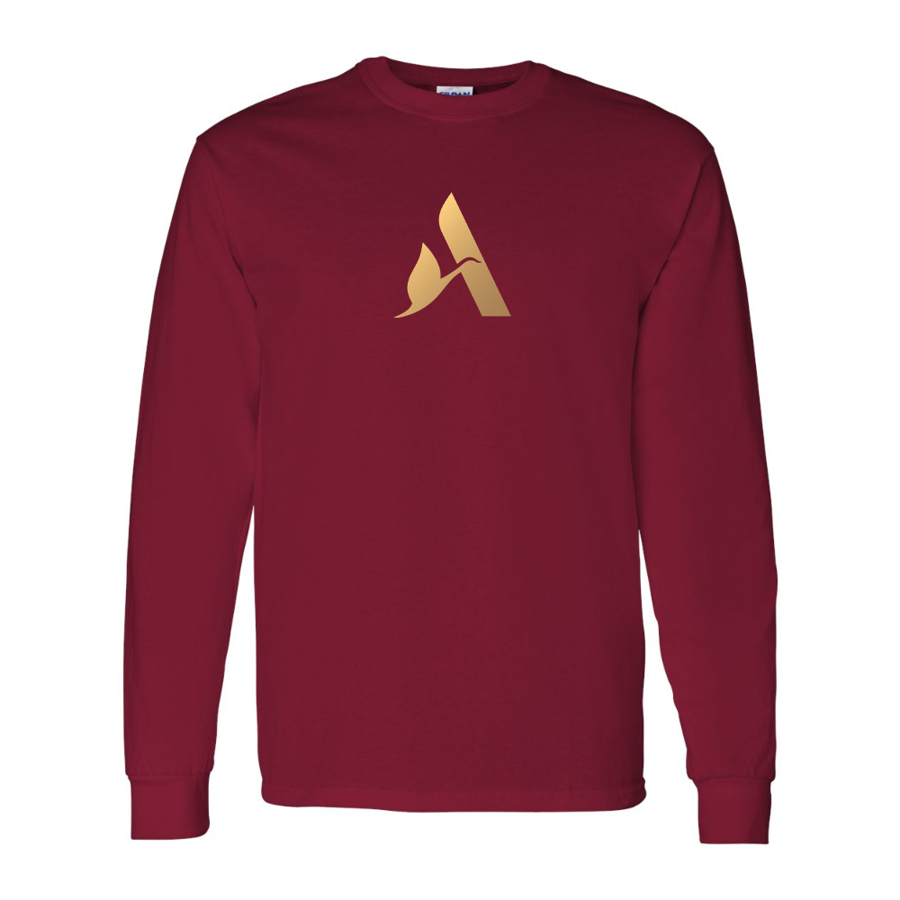 Men's Accor Golden Logo Gildan Heavy Cotton Long Sleeve T-Shirt