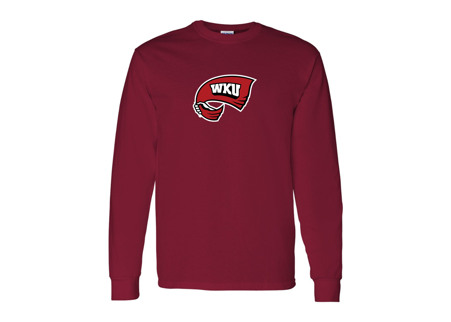 Men's Western Kentucky Hilltoppers Gildan Heavy Cotton Long Sleeve T-Shirt