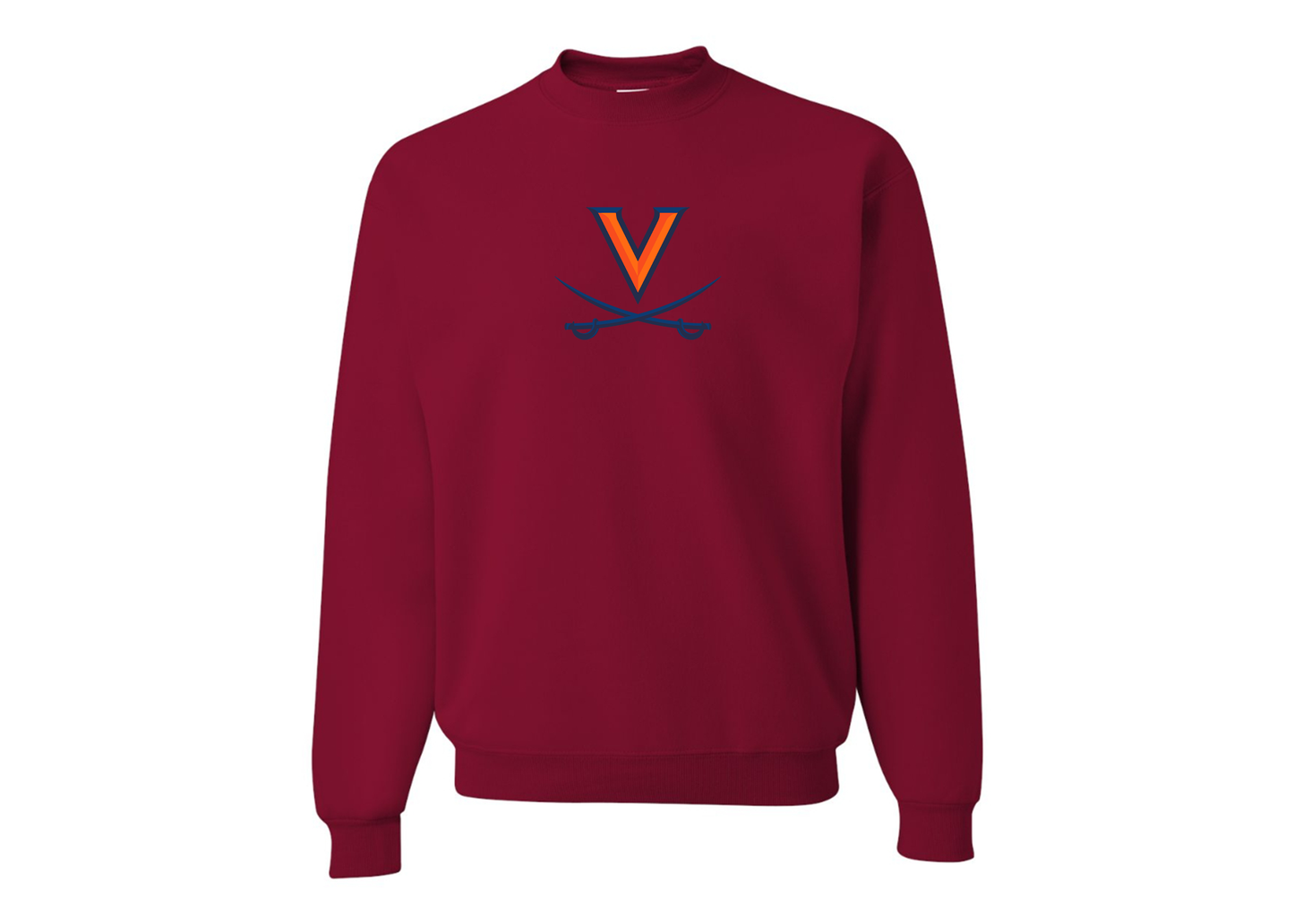 Men's Virginia Cavaliers JERZEES NuBlend Crewneck Sweatshirt