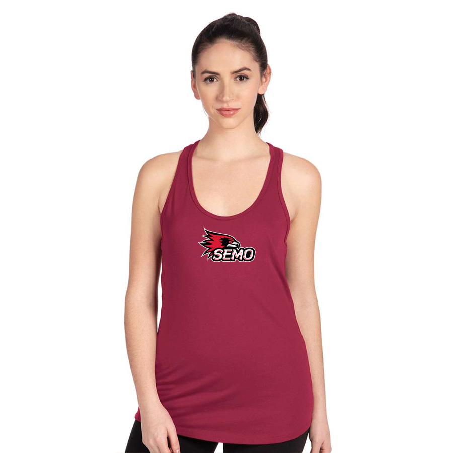 Women's SEMO Redhawks Logo Next Level Ideal Racerback Tank