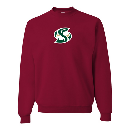 Men's Sacramento State Hornets Logo   JERZEES NuBlend Crewneck Sweatshirt