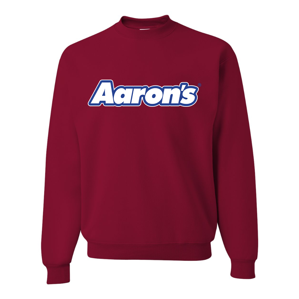 Men's Aaron_s Logo  JERZEES NuBlend Crewneck Sweatshirt